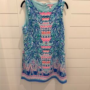 Lilly Pulitzer Multicolor Leaf Print Romper